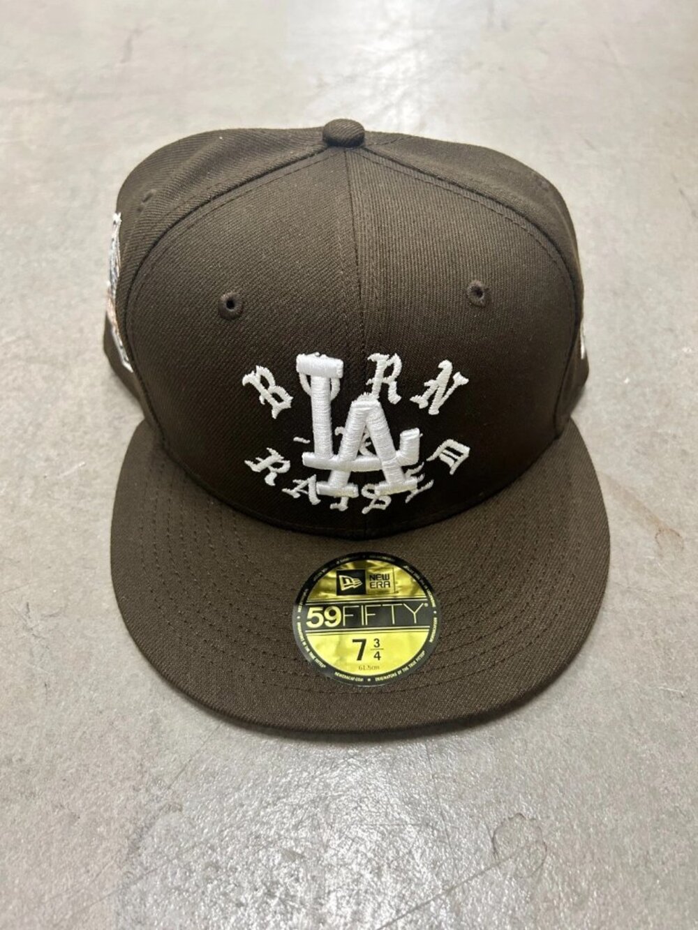Born X Raised × Los Angeles Dodgers × New Era 50TH ANNIVERSARY PATCH HAT BROWN